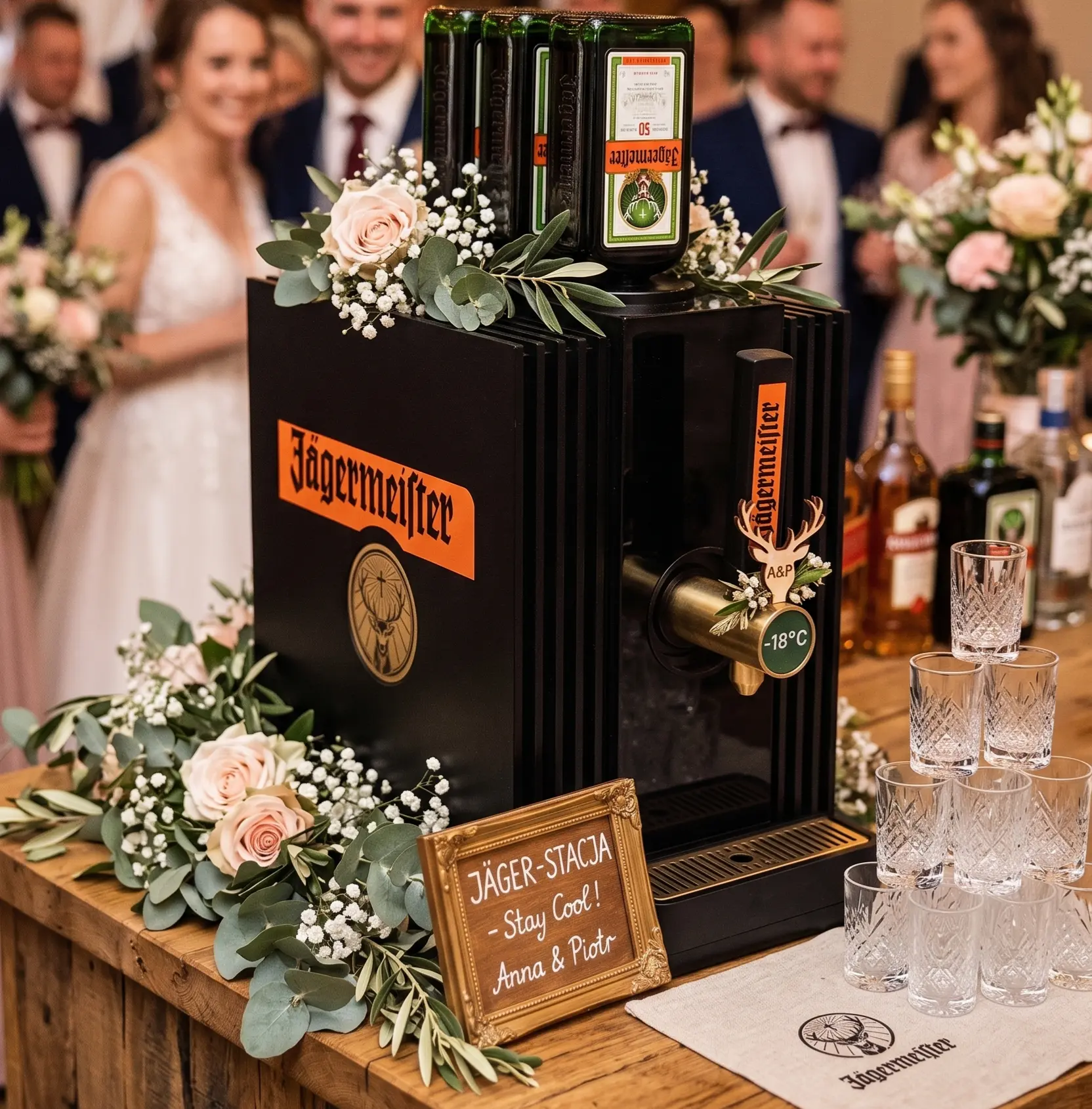 Mobilny drink bar na wesele ze strefą Jägermeister